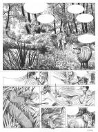 LE CHALET BLEU : Planche originale 28 LE CHALET BLEU par Jean-Claude SERVAIS