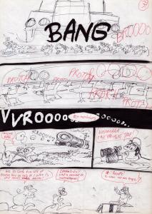 RAT'S : Feuillet Recto Verso 37 et 38 du Storyboard de Rat's 1 par Ptiluc 