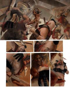 CONAN : Planche originale 45 de Conan le Cimmerien  Tome 11