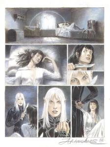 ILLEIN : Planche originale d'ILLEIN De l'autre c�t� du miroir par ARINOUCHKINE planche originale 39