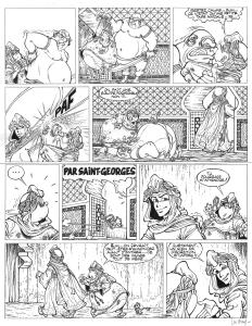 PERCEVAN : Planche originale 23 de PERCEVAN du tome 4 par LUGUY