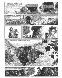LES PIERRES ROUGES : Planche originale 19 de la s�rie LES PIERRES ROUGES par MAKYO