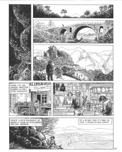 LES PIERRES ROUGES : Planche originale 24 de la s�rie LES PIERRES ROUGES par MAKYO