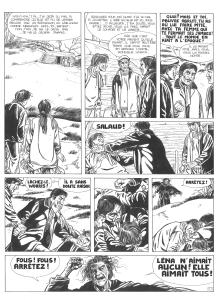 LE COEUR EN ISLANDE : Planche originale 57 de la s�rie LE COEUR EN ISLANDE du tome 1 par MAKYO