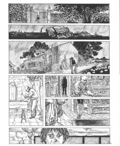LES PIERRES ROUGES : Planche originale 6 de la s�rie LES PIERRES ROUGES par MAKYO