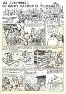 IZNOGOUD : Planche originale 1 de LES AVENTURES DU CALIFE HAROUN EL POUSSAH - Incognito