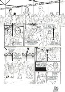 LES EXILES DE MOSSEHEIM : Planche originale 19 de LES EXILES DE MOSSEHEIM par CARETTE