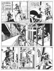 LA SURVIVANTE : Planche originale 44 du tome 2 - LA SURVIVANTE - L'h�ritier - par Paul GILLON