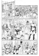 META-BARON : Planche originale 45 META-BARON Tome 3 - Orne-8 le techno-cardinal par Niko HENRICHON
