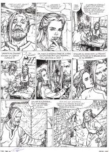 LA COMPLAINTE DES LANDES PERDUES : Planche originale 46 de - Aylissa - tome 2 du cycle Les Sudenne de LA COMPLAINTE DES LANDES PERDUES