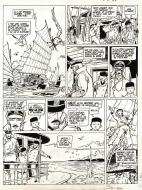 CAPITAINE SABRE : Planche originale 7 du tome 1 de la s�rie CAPITAINE SABRE - l'histoire courte