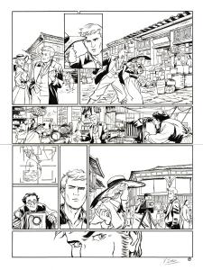 LAOWAI : Planche originale 7 + mise en couleur de LAOWAI Tome 2. La Bataille de Dagu par Xavier BESSE