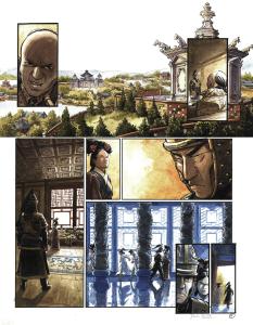 LAOWAI : Planche originale 7 de LAOWAI Tome 3. La chute du Palais d'�t� par Xavier BESSE