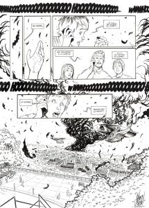 LES EXILES DE MOSSEHEIM : Planche originale 7 de LES EXILES DE MOSSEHEIM par CARETTE