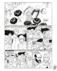 LES EXILES DE MOSSEHEIM : Planche originale 81 de LES EXILES DE MOSSEHEIM par CARETTE