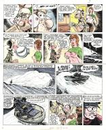 LE GOULAG : Planche originale 9 du tome 5 LE GOULAG - Les Pourris par Dimitri