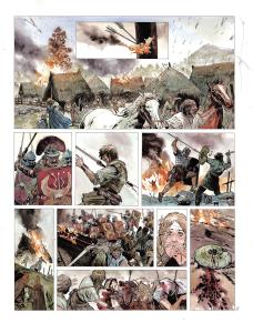 POMPEI : Planche originale 2 POMP�I Tome 1 ASSA