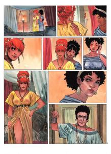POMPEI : Planche originale 28 POMP�I Tome 1 ASSA