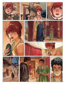 POMPEI : Planche originale 31 POMP�I Tome 1 ASSA