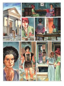 POMPEI : Planche originale 38 POMP�I Tome 1 ASSA