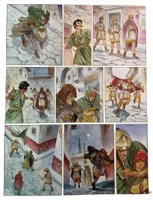 POMPEI : Planche originale 33 POMP�I Tome 1 ASSA