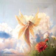 Divers : Peinture originale - Printemps - par Sandrine GESTIN.