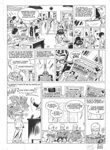 RIC HOCHET : Planche originale 6 de Ric Hochet (Les nouvelles enquetes de) Tome 4