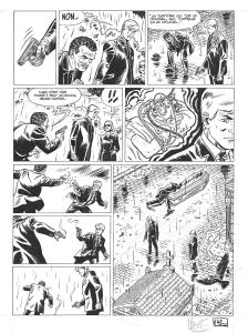 RIC HOCHET : Planche originale 42  Les Nouvelles Aventures de Ric Hochet - Dead Sugar