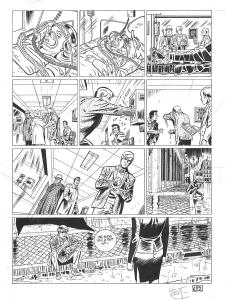 RIC HOCHET : Planche originale 39  Les Nouvelles Aventures de Ric Hochet - Dead Sugar