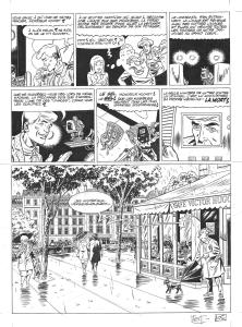 RIC HOCHET : Planche originale 5  Les Nouvelles Aventures de Ric Hochet - Dead Sugar