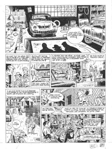 RIC HOCHET : Planche originale 1  Les Nouvelles Aventures de Ric Hochet - Dead Sugar