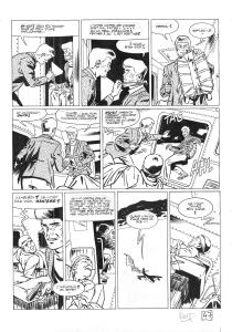 RIC HOCHET : Planche originale 47 de Ric Hochet (Les nouvelles enquetes de) Tome 1