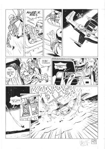 RIC HOCHET : Planche originale 49 de Ric Hochet (Les nouvelles enquetes de) Tome 1