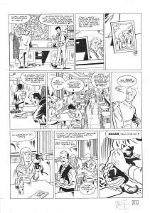 RIC HOCHET : Planche originale 53 de Ric Hochet (Les nouvelles enquetes de) Tome 1