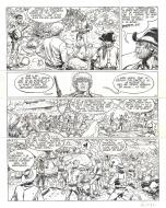 COMANCHE : Planche originale 44 Comanche, tome 14 : Les cavaliers du rio perdu par Michel ROUGE