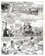 COMANCHE : Planche originale 8 Comanche, tome 14 : Les cavaliers du rio perdu par Michel ROUGE