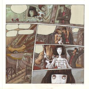 SAPIENS : Planche Originale 10 de Sapiens par Fr�d�ric Pontarolo 