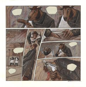 SAPIENS : Planche Originale 49 de Sapiens par Fr�d�ric Pontarolo 