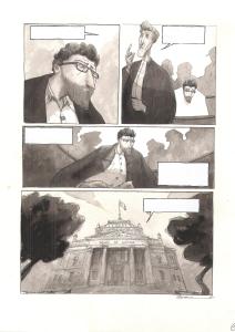 LE SERPENT D'HIPPOCRATE : Planche Originale 1 du Serpent d'Hippocrate par Fr�d�ric Pontarolo 