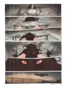 LE SERPENT D'HIPPOCRATE : Planche Originale 21 du Serpent d'Hippocrate par Fr�d�ric Pontarolo