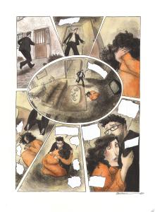 LE SERPENT D'HIPPOCRATE : Planche Originale 26 du Serpent d'Hippocrate par Fr�d�ric Pontarolo 