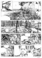 LE CHALET BLEU : Planche originale 16 LE CHALET BLEU par Jean-Claude SERVAIS