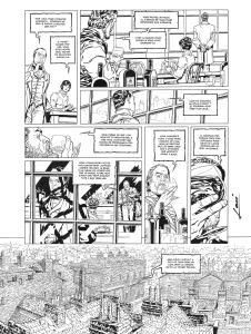 SHERLOCK HOLMES : Planche originale 28 du tome 1 de Sherlock Holmes & Le N�cromicum