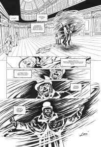 SHERLOCK HOLMES : Planche originale 44 du tome 1 de Sherlock Holmes & Le N�cromicum