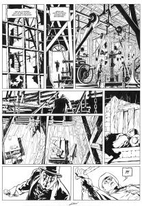 SHERLOCK HOLMES : Planche originale 24 Sherlock Holmes Les Vampires de Londres Tome 2