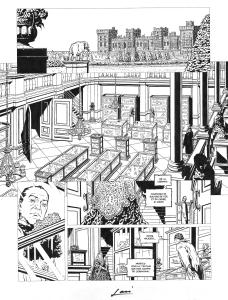 SHERLOCK HOLMES : Planche originale 16 du tome 1 de Sherlock Holmes & Les Voyageurs du Temps 