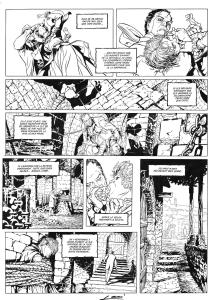 SHERLOCK HOLMES : Planche originale 21 Sherlock Holmes Les Vampires de Londres Tome 2