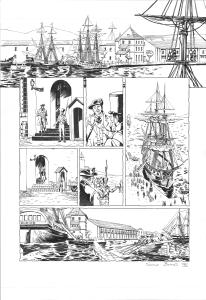 VIDOCQ : Planche originale de Vidocq par Sinisa BANOVIC