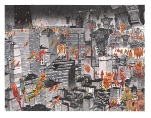 SPECTATEURS : Double planche originale 256-257 de Spectateurs