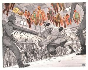 SPECTATEURS : Double planche originale 54-55 de Spectateurs